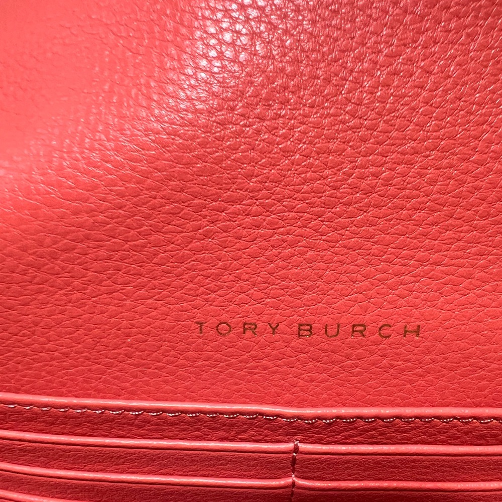 Tory Burch Coral Leather Crossbody Bag - Picture 8 of 16